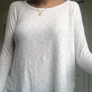 Two identical cut long sleeves